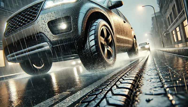 雨の日の弱点と制動距離