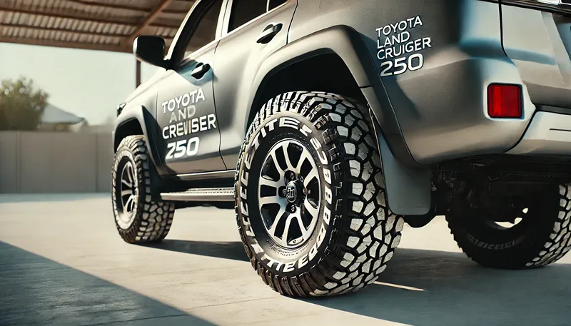 ホワイトレターで足元をカスタム