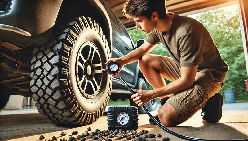 パンクを防ぐための空気圧管理と日常点検