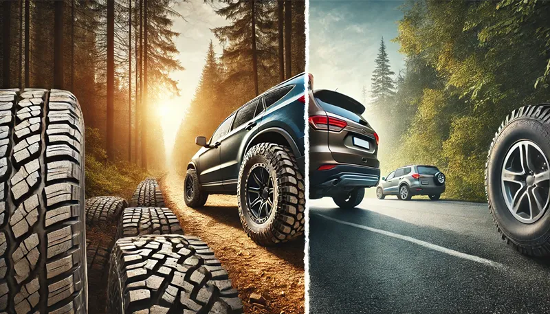 オールテレーンタイヤとノーマルタイヤの違いを性能から比較