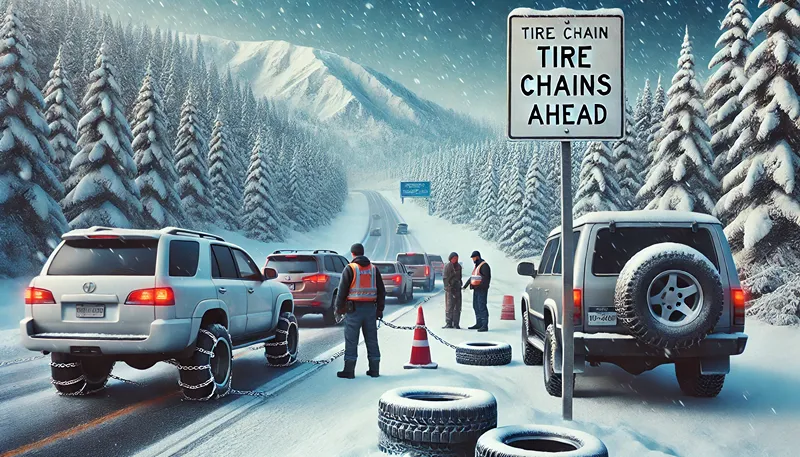 高速道路でのチェーン規制のルール