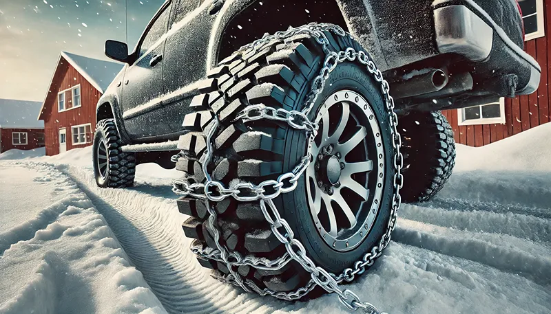 非金属チェーンが装着できない理由