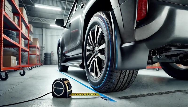 タイヤのハミ出し対策とフェンダーの法規制