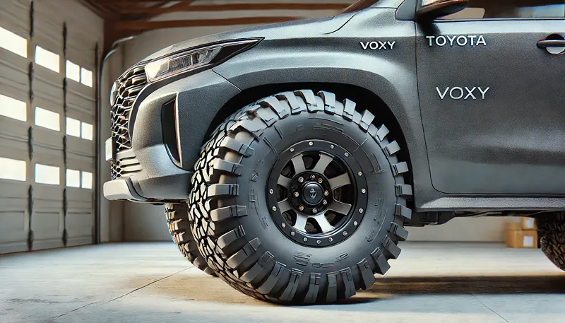 サイズアップ時のタイヤ干渉対策