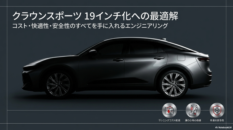 クラウンスポーツ19インチ化への最適解と3つのメリット