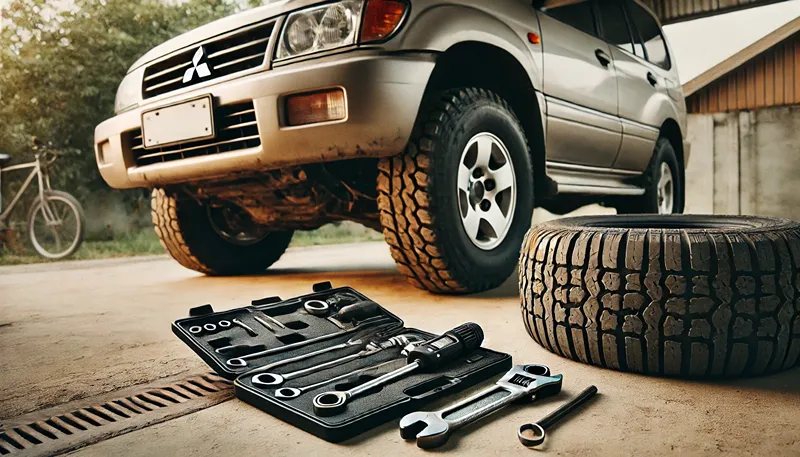 デリカD5のタイヤトルク規定値と必須工具