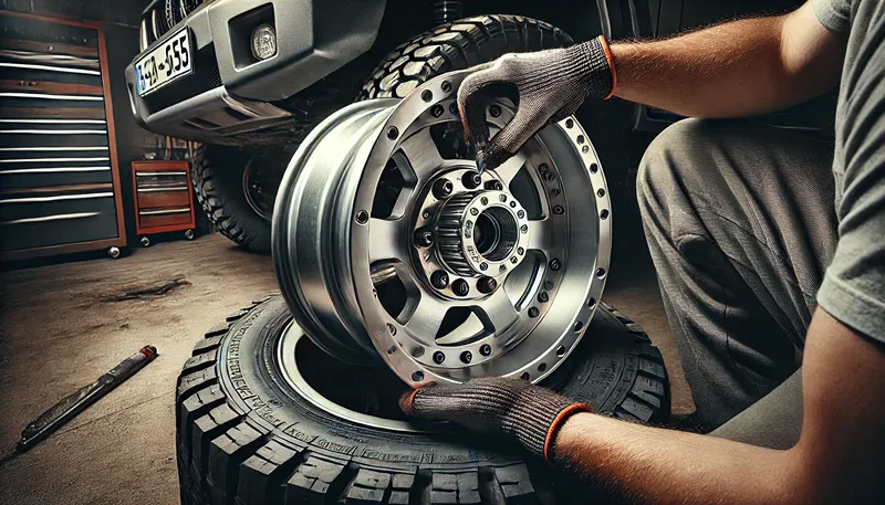 社外ホイール装着時のハブリング