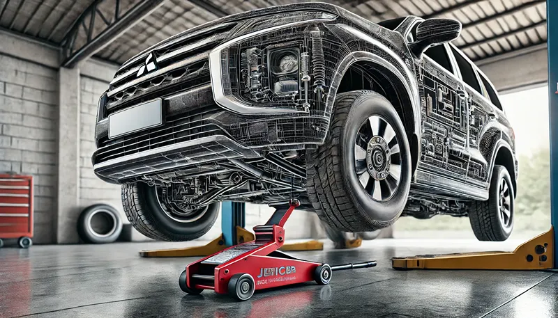 ジャッキアップポイントの正確な位置