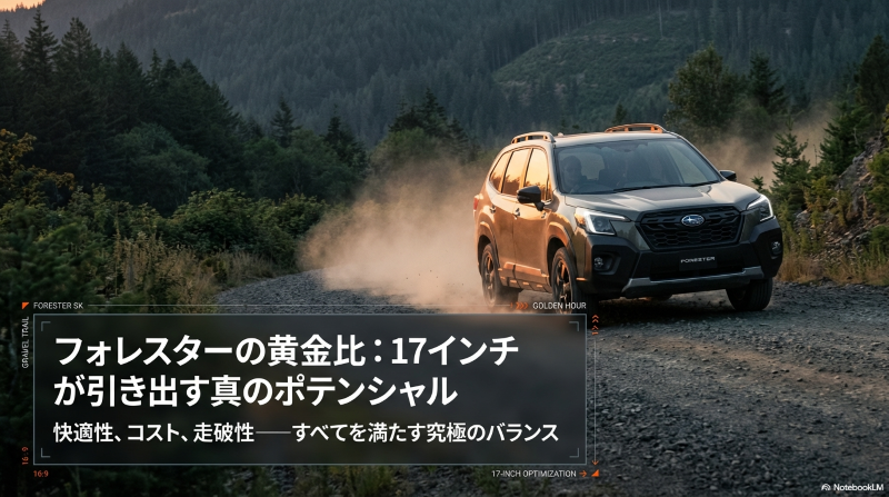 ダート路面を力強く走るスバル・フォレスターのフロントビュー