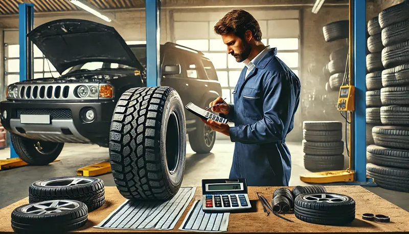 サイズ変更時の空気圧計算方法