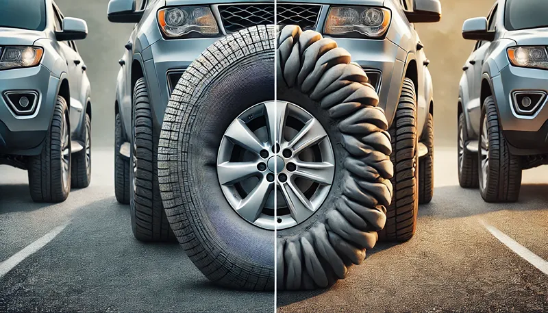 空気圧を高めにするメリットとデメリット