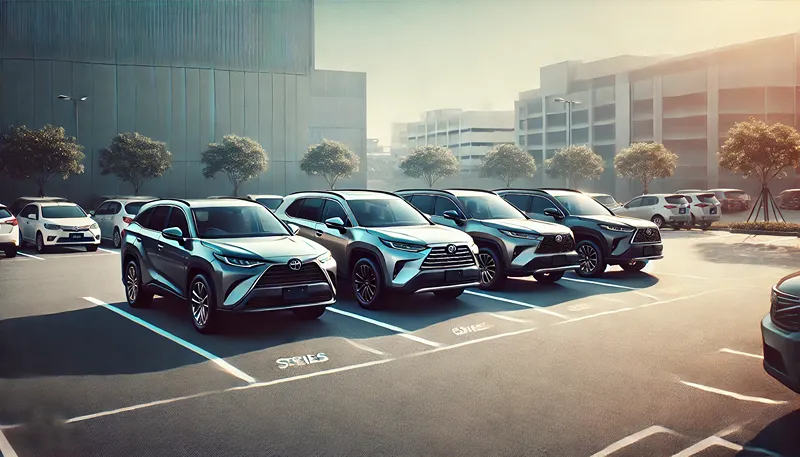 世代別ハリアーの指定空気圧一覧表