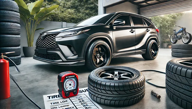 インチアップ時の空気圧計算方法