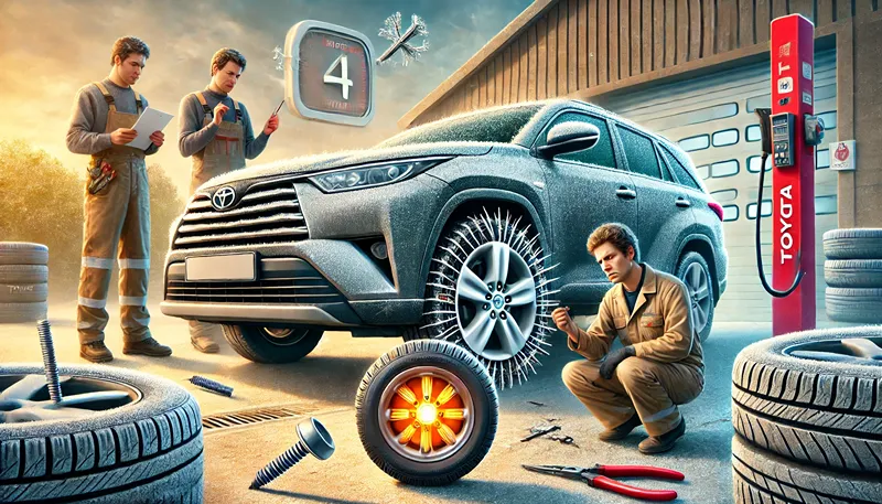 空気圧警告灯が点灯する主な原因