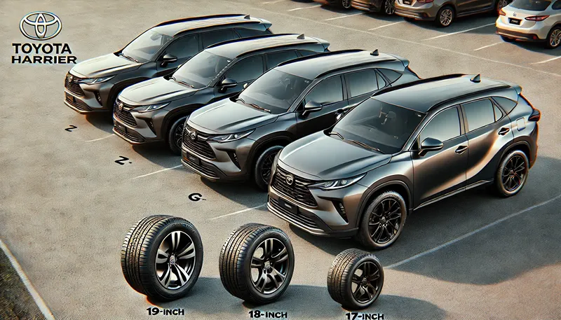 80系ハリアーのタイヤサイズと価格差