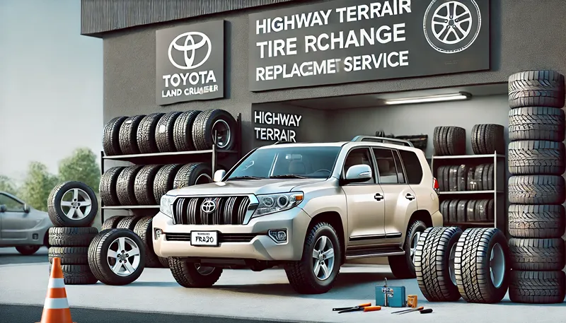 プラドのハイウェイテレーンタイヤ交換ガイド