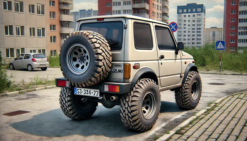 背面タイヤの車検対応と法的リスク