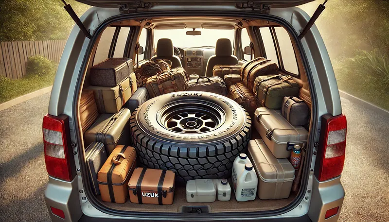 積載による居住性と収納スペースの変化