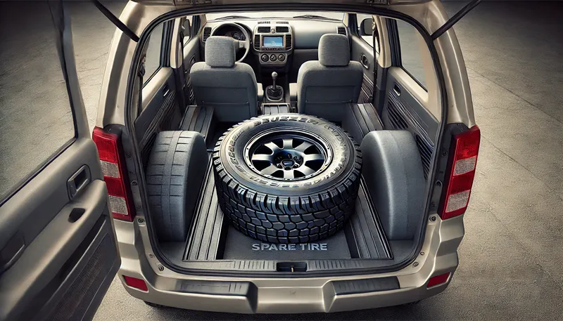 スペアタイヤを後付けする際の注意点