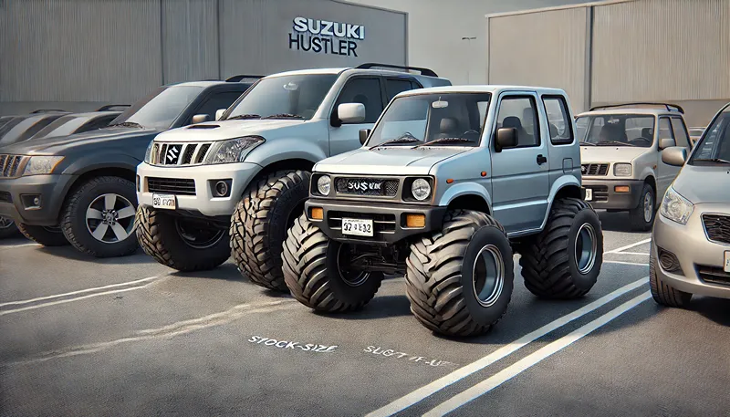 リフトアップ無しの外径限界