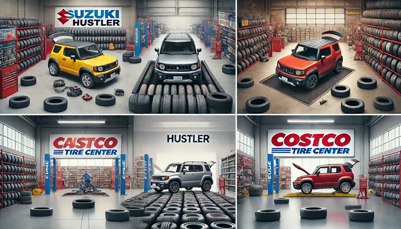 ハスラーのタイヤ交換費用の相場と店舗別比較