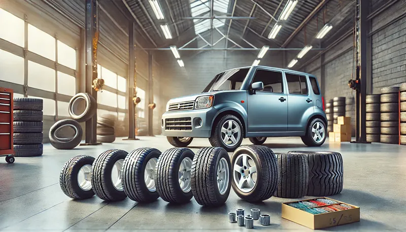 ハスラーのタイヤ交換費用に関わるサイズ選定