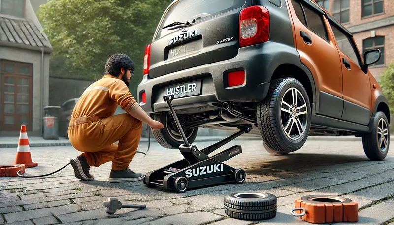 ジャッキアップポイントの正しい位置