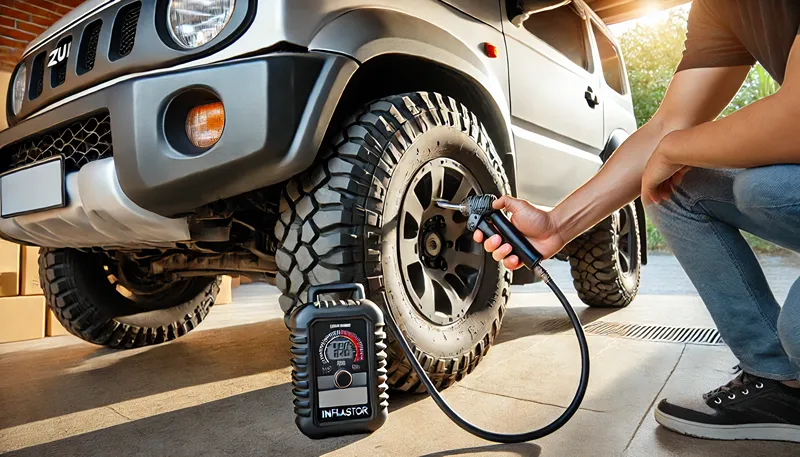 乗り心地改善に重要な空気圧の調整