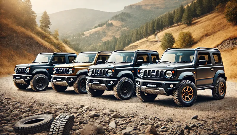 ジムニーのオフロードタイヤの乗り心地を銘柄別に比較