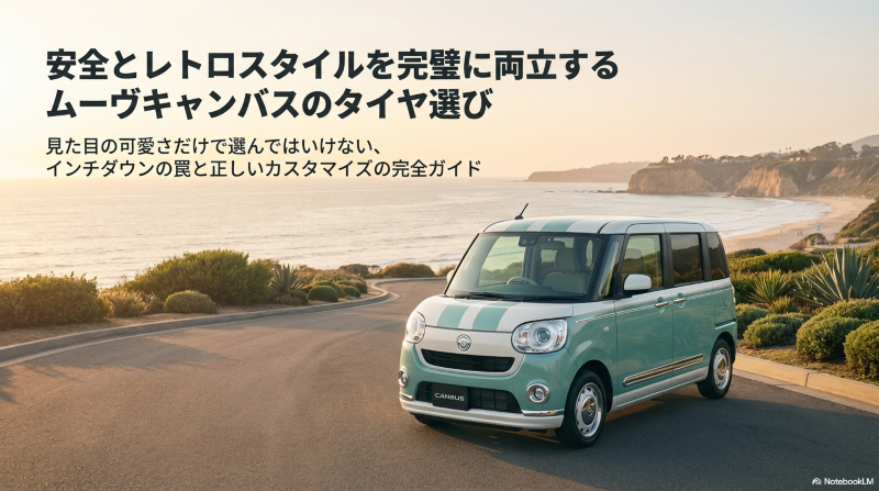 ムーヴキャンバスのタイヤ選びとインチダウンの罠を解説する完全ガイド