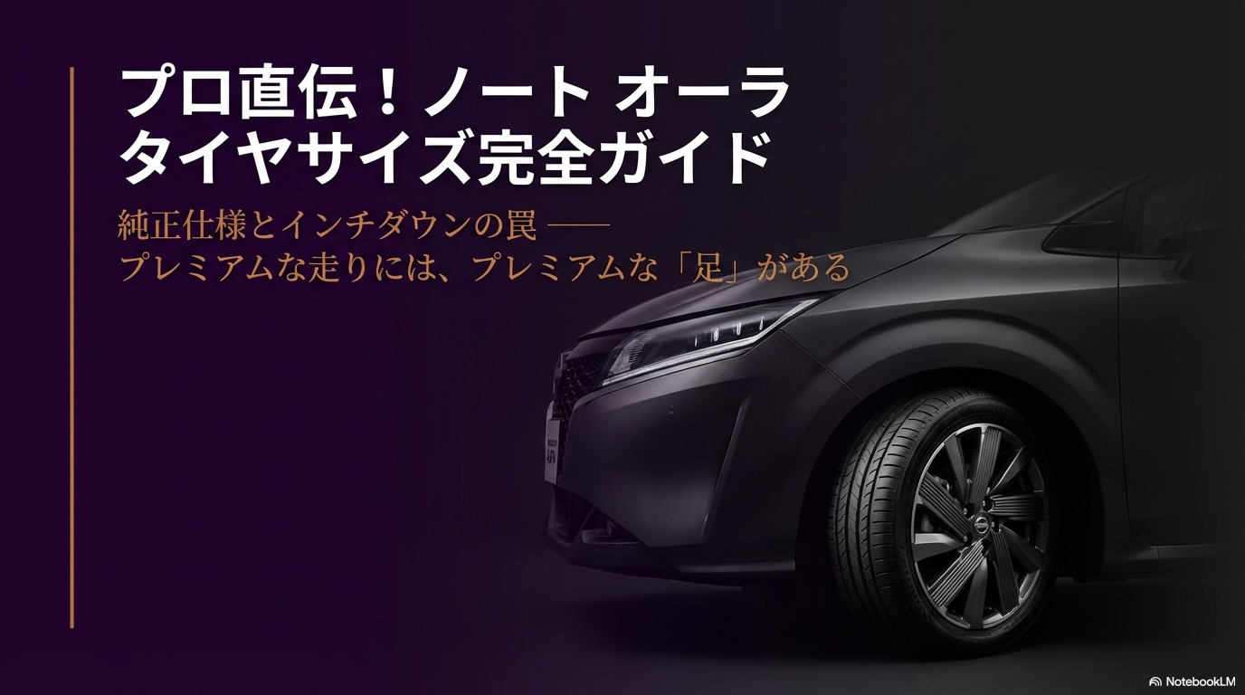 プロ直伝！日産ノートオーラのタイヤサイズ完全ガイド：純正仕様からインチダウンの罠まで徹底解説