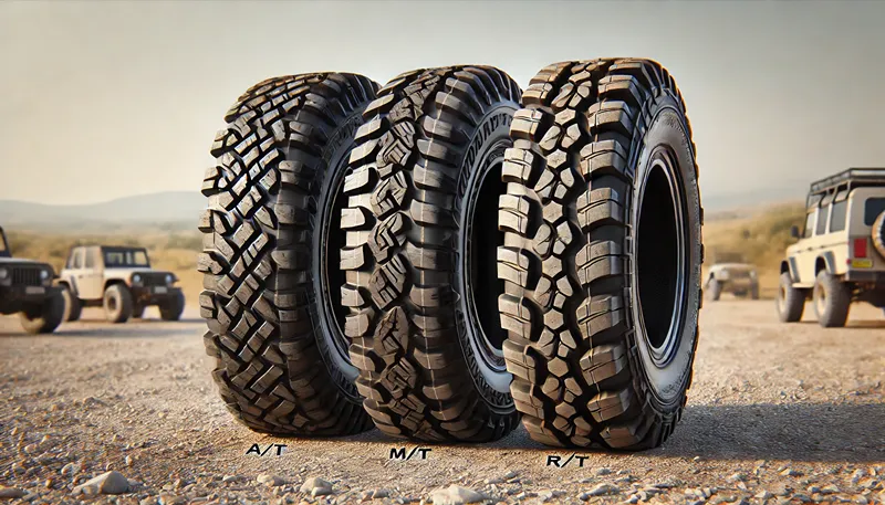 A/TやR/Tなどのおすすめタイヤカテゴリー