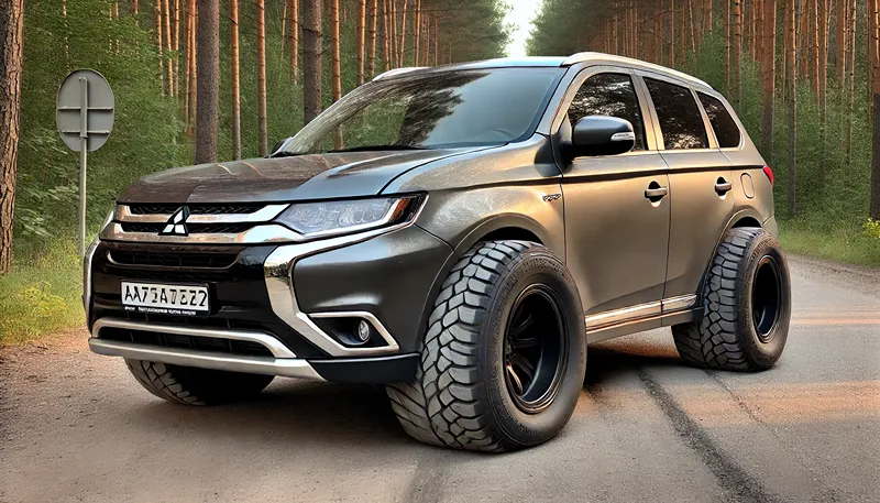 先代GG型におけるタイヤサイズと干渉