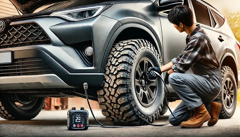オフロードタイヤの乗り心地と空気圧