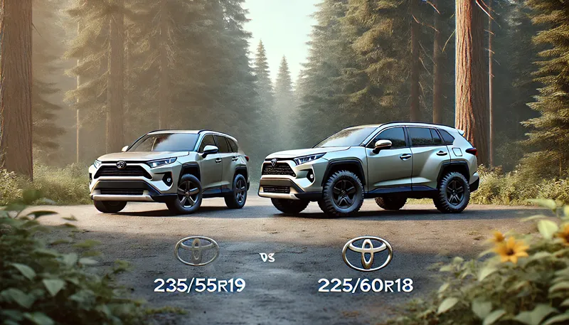 オフロードパッケージのタイヤサイズ逆転現象