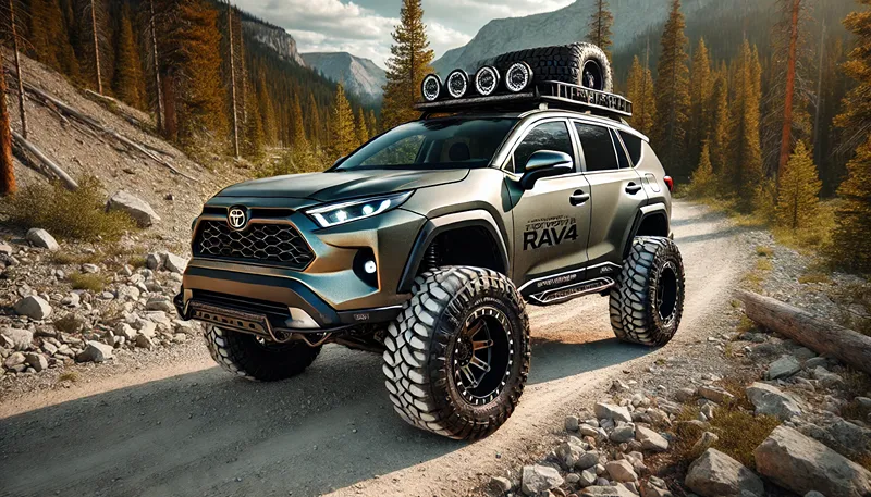 RAV4のタイヤサイズ17インチ向けオフロードカスタム