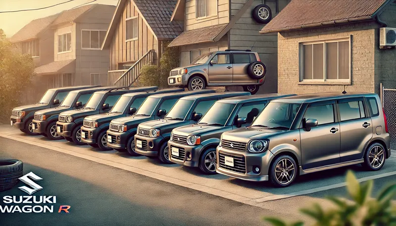 ワゴンRのタイヤサイズ13インチ適合を世代別に解説