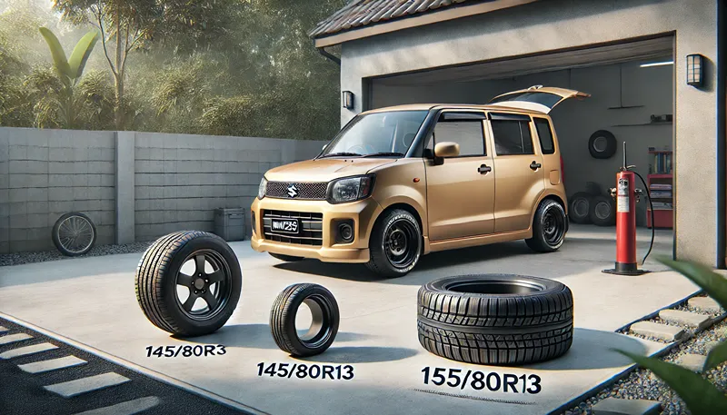 MH23Sは外径注意！145/80R13を選ぶ理由