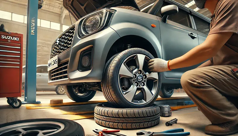 MH34Sのインチダウンはブレーキ干渉に警戒せよ