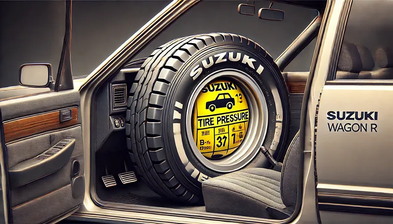 運転席ドアのラベル表示を確認する