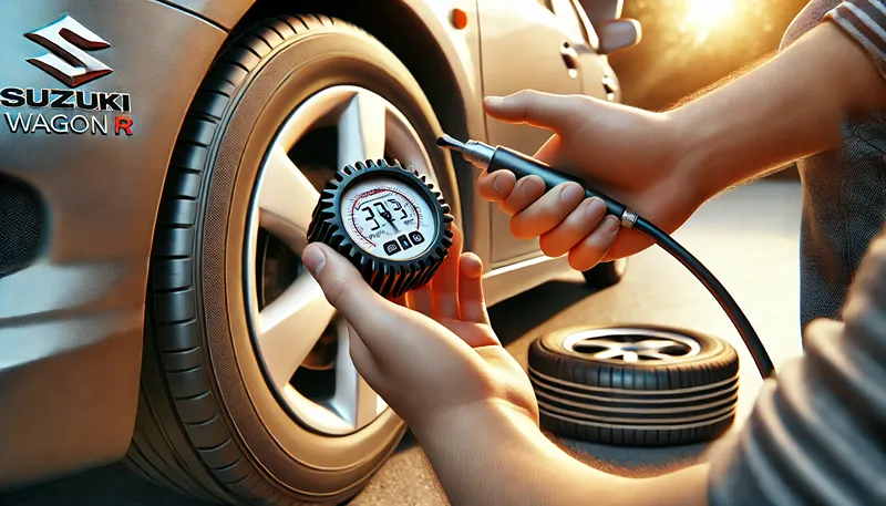 燃費向上のための空気圧高め設定