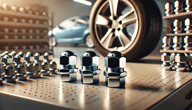 ホイールナットのサイズと形状の確認