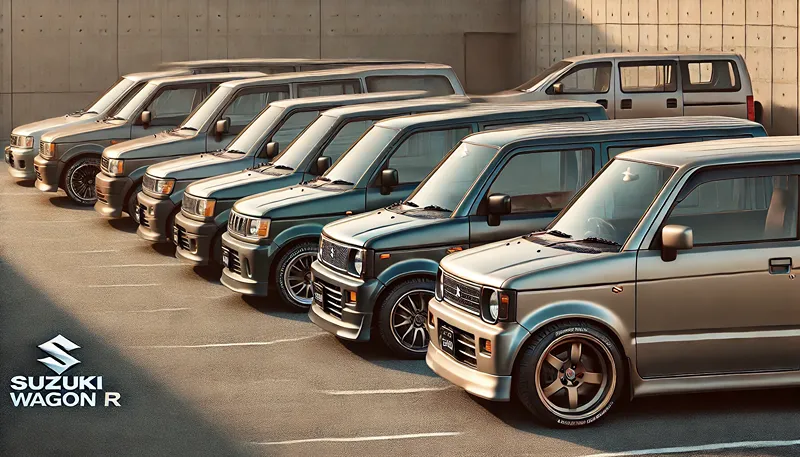 年式別ワゴンRのタイヤサイズ一覧