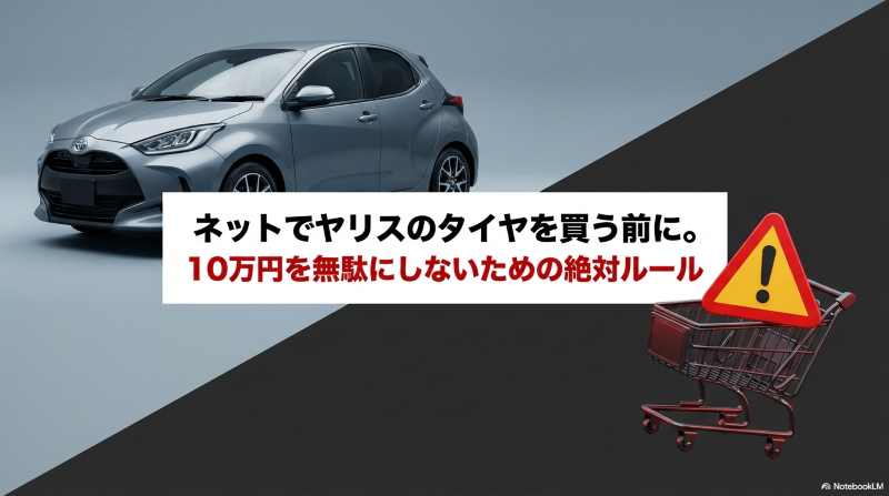 ヤリスのタイヤをネットで買う前に10万円を無駄にしないための絶対ルール
