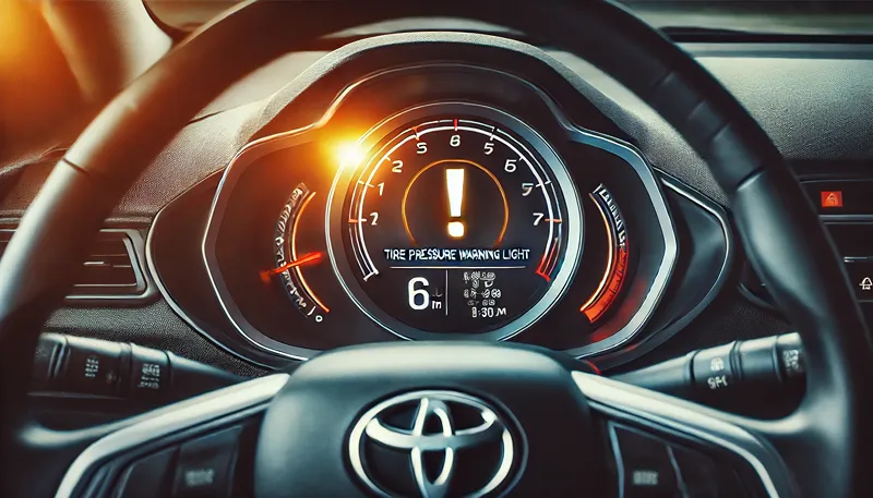 ヤリスクロスのタイヤ空気圧警告灯とリセット方法