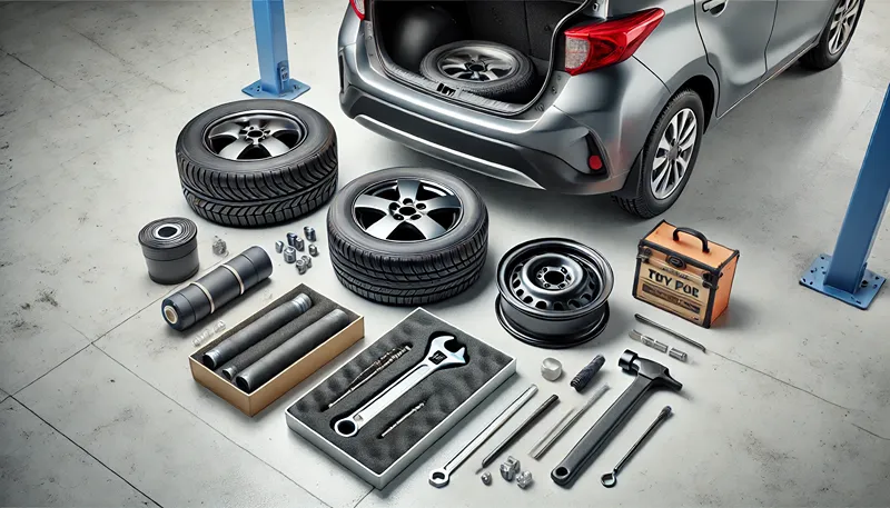 スペアタイヤを後付けする手順と注意点