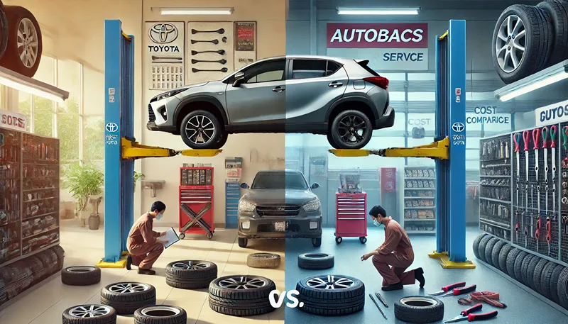 ディーラーやオートバックスの工賃比較