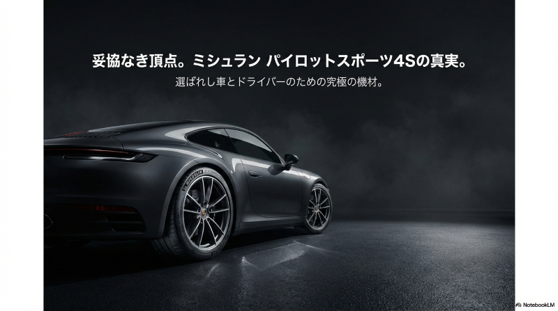 妥協なき頂点を目指したミシュラン パイロットスポーツ4Sの概要と、究極の機材としての真実を解説するスライド