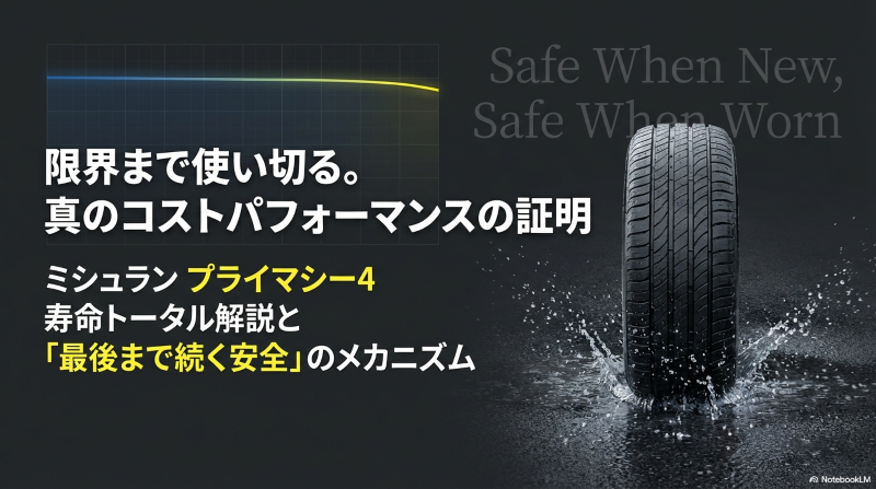 ミシュラン プライマシー4の寿命トータル解説と「最後まで続く安全」のメカニズム