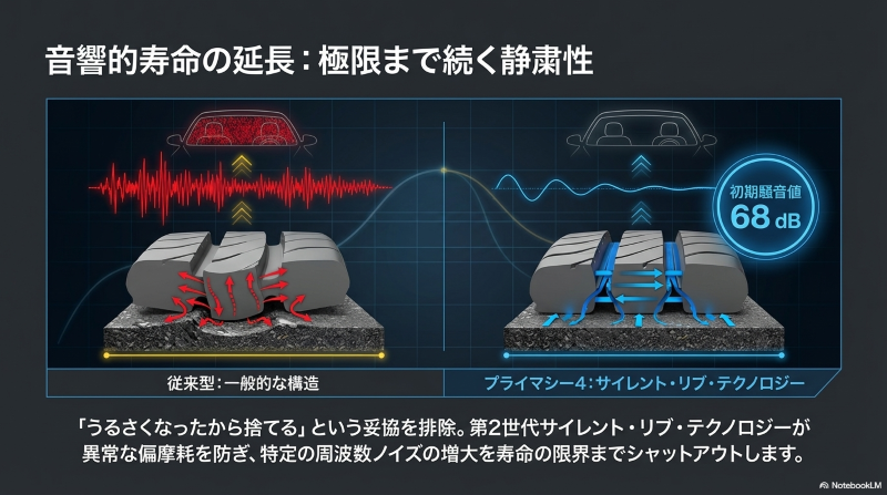 セット全体の寿命を延ばすSTモデルの対称トレッドパターンとクロスローテーションの図解